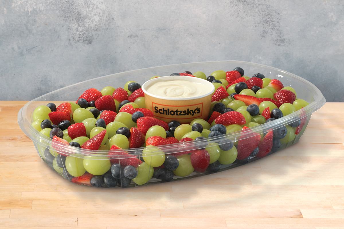 Fruit Tray with Sweet Yogurt Dip